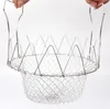 Vapor dobrável Rinse Strain Basket Strainer Cozinha Net Cozinhar Magia cesta do filtro Net Cozinha Cozinhar Ferramenta