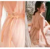 2020 Lingerie Seethrough Suit Sexig förförisk gasbind sovande kjol spets transparent dam long kjol Disocunt Store1095293