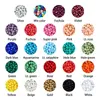 7325 Pcs Glass Seed Beads, Small Craft Beads Assorted Kit with Organizer Box for DIY Bracelets, Jewelry Making 4mm Round, Hole 11