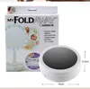 DHL FREE Double-sided Round Rotation LED Lights Makeup Mirror Adjustable Stand Desk Lamp with Storage Box