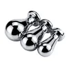 Super large size huge aluminium alloy jewel crystal anal beads butt plug ball insert sex toy men and women adult products Y191031