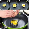 hthome Fast Cute Egg Frying Mold Fried Egg Shaper Ring Kids Love Breakfast Cooking Tools Kitchen Accessories whole7144195