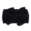 Bébé Bowknot Hairband Filles Grand arc Croix Bandeaux Coiffe Élastique Enfants Bandes De Cheveux Extensibles Headwrap Turban Accessoires De Cheveux GGA2009-2