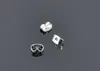 Goud / Zilver Metalen Vlinder Oorbel Oor Studs Terug Stoppers Scrolls Ear Post Sieraden Bevindingen Oordop 100pcs / 50 Pairs