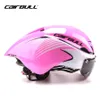 Cairbull MTB Road Cycling Helm Goggles Fahrrad Fahrrad Integrallymolded Aerodynamic Sport Bike Helm Triathlon mit Lens Sunvisor4341262