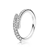 New Open Meteor Ring Designer de luxe 925 Sterling Silver CZ Diamond Ring pour Pandora Haute Qualité Bague Femme Cadeau de vacances avec boîte