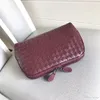 مصمم- حقيبة مكياج نسائية جديدة من المصمم الإيطالي حقيبة نسائية ناعمة منسوجة يدويًا