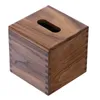 木製のティッシュボックス