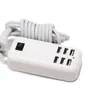 6 Port Portable Hub USB Desktop Ładowarka ścienna Adapter zasilacza EU / UK / US Gniazda do ładowania Gniazdo przedłużające