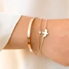 Mała Peace Dove Bransoletka wzdłuż latającego ptaka Bransoletka zwierzęcych Mała Llow Baby Bird Bracelets Streszczenie bransoletki Biżuteria 8925068