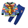 Garçons Dessin Animé Pyjamas Ensemble Pour Enfants Coton Pyjama Vêtements Ensemble 3D Imprimé Pyjamas Vêtements De Nuit Vêtements De Nuit À Manches Longues Coton Homewear