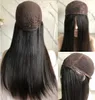 KOSHER WIGS 10Aグレードブラックカラー＃1B最高級のモンゴルのバージン人間の髪の絹のようなストレート4 x 4シルクベースユダヤ人のかつら速達