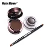 Music Flower 4 In 1 Gel Eyeliner Eyebrow Powder Makeup Palette Waterproof6473349