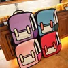 Mode 3D Cartoon Ryggsäckar Söta Mummy Väskor 2D Drawing Back Bag Kvinnor Ryggsäck Jump Style Comic Unisex Resor Baby Care Bag