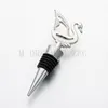 Creative Swan Red Wine Stopper With Gift Box Metal Swan Shaped Bottle Stopper Wedding Gift Party Favor