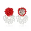 Fashion- dangle earrings for women luxury bead chandelier earring bohemian holiday style ear studs jewelry gifts 10 colors free shipping