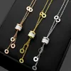 Groothandel-luxe 2019 Nieuwe Merk Ketting Hoge Kwaliteit Zwart Wit Keramische Kwastje Ketting Dames Charm Lover Ketting