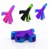 Premium Silicone Joint holder Rolling Paper Cones Holder Trident Multi-hole Dry Herb Smoking pipe Cigarette Mouthpiece Mouthtips