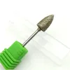 أدوات فن الأظافر أدوات الأظافر إكسسوارات الحفر البتات Hytoos Big Diamond Nail Drill Bit 332 quot 3 bited pedicure bits rotary burr8623183