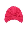 Europe infantile bébé filles chapeau noeud coton chapeaux enfant enfant en bas âge enfants bonnets Turban chapeaux enfants accessoires 12 couleurs