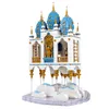 Die schwebenden SKY Castle House Fantasy-Festungsbausteine Modell Creator Series MOLD KING 16015 2866 Stück Bausteine zusammenbauen Kinderspielzeug Weihnachtsgeschenke für Kinder