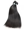 10a grau natural cor preta sedosa em linha reta chinês virgem trama de cabelo humano pacotes para mulher negra entrega expressa rápida 1429526