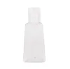 Flacone disinfettante per mani in gel monouso trapezoidale da 30 ml Flacone da viaggio in plastica mini vuoto con tappo flip top Flaconi campione per shampoo per trucco