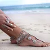 Bracelet de la cheville Coin de mariage Barefoot Sandals Bijoux de plage de plage Chaîne de jambes à tarte sexy femelle Boho Coin Anklet4726671