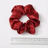 Solid Hair Scrunchies Ring Elastic Hair Bands Pure Color Bobble Sport Dans mjuka charmiga hårtillbehör