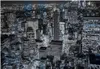 Anpassad alla storlek Foto 3D Landscape Wallpaper Modern City Night Wallpaper Rum vardagsrum Bakgrund Väggen