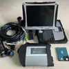 strumento diagnostico stella mb di alta qualità mb sd c4 con 2023.12c hdd più multiplexer c4 cavi obd2 cf19 laptop 4G touch screen