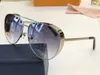 Wholesale-designer zonnebril voor unisex fashion ovale eenvoudige UV 400 lens coating spiegel lens Color plated frame MEE MET PAKKET Z1054E