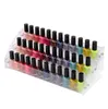 Acrylic Nail Polish Display Organizer 2-3-4-5-6-7 Layer Manicure Cosmetics Smycken Display Stativhållare Klar akryl Makeup Box