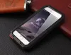För iPhone XR XS Max S10 S9 Plus Metallfodral Aluminium Alloy Metal Tempered Glass Case Case Shock Fast Vattentät Beständigt Väska DHL Frakt