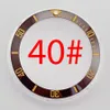 38 -миллиметровый керамический панель вставки для часов Watch Fit Automatic 40 мм мужской корпус Новый высококачественный панель Вставка для часов Accessories P3008359224