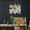 Moderne Luxus-Gold-Kristallleuchter-Beleuchtung für Raum Glanz modernen Wohn- führte Kronleuchter in der Halle Glanz de cristal