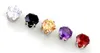 Boucles d'oreilles pour femme Gemstone Crystal Stud Gift Fashion Jewelry Silver Gold Studs Boucles d'oreilles