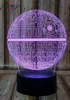 3D LED Veilleuse illusion Visuel 7 Couleurs Tactile Table Lampe De Bureau Pour Enfants Cadeaux # R45