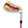 New Women 4 stars Golf Clubs HONMA S-06 Golf Irons 5-10 11 AS Irons Clubs Graphite Shaft L Flex and Head cover Free Shipping