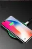 15W Qi Wireless Charger LED Light Ultra Metal Fast Charger Power Charging Pad Universal för iPhone X iPhone 8 Samsung Galaxy Note 8 S8 Plus