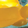Dorośli basen imprezowy 82,6*70,8*43,3 cala pływające żółte pływaki zagęszczenie gigantyczne PVC nadmuchiwany basen pływaki rurowe DH1136 T033593644