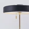 Lampada da comodino postmoderna europea per camera da letto nera bianca blu soggiorno di lusso lampada da tavolo decorativa a LED E148356017