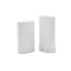 Portable DIY 15ml Plastic Empty Bottle Oval Deodorant Stick Containers Clear White Fashion Lip Balm Lipstick Tubes