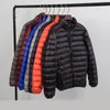 New Brand Autumn Winter Light Down Jacket Men's Fashion Hooded Short Large Ultra-thin Lightweight Youth Slim Coat Down Jackets CJ191210