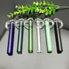 Farbige Glaspfeife mit Abdeckung Glaswasser-Shisha-Griffpfeifen Rauchpfeifen Hohe Qualität, kostenloser Versand