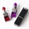 Tubo di rossetto in metallo tubo di rossetto tubo portatile tubi fumatori tubi magici novità regalo per donna rosso viola 3498068