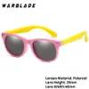 Warblade Girls Sunglasses TR90 Silicone UV400 Kind Baby Eyewear Kids Zonnebril Kinderen Bril Gepolariseerde Lenzen Meisjes Jongens