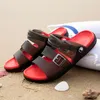 designer sandals Casual jelly slippers Non-slip men summer huaraches slippers flip flops palm slippers outdoor beach sandals big size 40-45