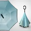 38 여자가 빠른 무료 배송 접는 역 우산 더블 레이어 반전 방풍 비 자동차 우산 디자인