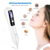 Portable LCD Display Plasma Pen tattoo Mole Removal pen Dark Spot Remover for face body skin tags Freckle remover Point Pen Beauty Care